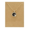 thumbnail image 2 of Qarigey Constelación 12 COLLAR COLGANTE signos regalo de moda cadena joyería encanto gargantilla señora blanca hombre encantador regalo Ropa, zapatos y accesorios Miscelánea Negro Virgo Qarigey AP015435-16, 2 of 6