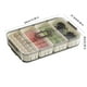 thumbnail image 5 of Xihbxyly Caja para Condimentos, Organizador de Especias Transparente, Diseño Portátil y Sellado para Mantener La Frescura, Especiero Multicompartimento, Ahorra Espacio En La Cocina, Cocina Casera, 34, 5 of 5