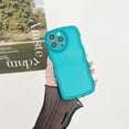 thumbnail image 4 of Compatible with iPhone 14 Pro Max Case, Cute Clear Wave Shape with Love Heart Camera Lens Protection Case for Women, Full Protection Soft TPU Shockproof Phone Case-Green, 4 of 8
