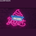 thumbnail image 2 of Glowneon Frozen Yogurt Neon Decor, Yogurt Coffee & Ice Cream Shop Art, 2 of 5