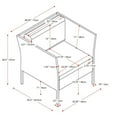 thumbnail image 6 of CorLiving Patio Armchair - Finish/Ash Cushions, 6 of 10