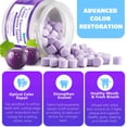 thumbnail image 3 of Ikzee Purple Brightening Toothpaste Tablet, Travel Mouthwash Tablets, Natural Peppermint, Fresh Breath , Chewable Tablet, 70PCS, 3 of 9
