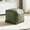 Army Green AG, variant on Waterproof Stretchable Ottoman Seat Cover Square Pouf Slipcover DIY Stuffable Chair Protector Detachable Double-Sided Use for Living Room Bedroom Air-Conditioned Room Decor