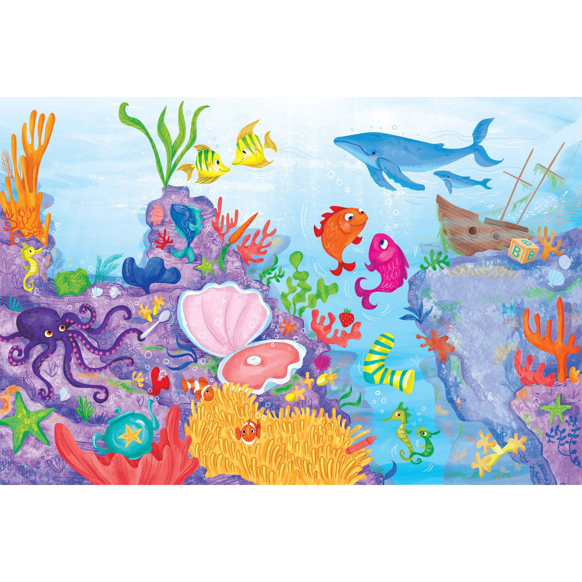 Marmont Hill "Coral Reef" by Curtis Painting Print on Canvas