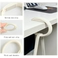 thumbnail image 5 of NOGIS Portable Purse Hanger, Purse Hook for Table Desk, Portable Folding Handbag Holder, Under Table Handbag Hanger, Purse Holder for Table, Womens Bag Storage (White), 5 of 7