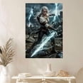 thumbnail image 3 of Ciri Poster The Witcher Wall Art Video Game Poster Gamer Poster Size 24''x36'' - Googate, 3 of 5