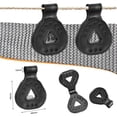 thumbnail image 4 of 10/20 piezas pinzas para lona de Camping abrazaderas para lona de toldo al aire libre Agarre a presión para toldo 10 piezas Cola Clips de lona para carpa, 4 of 8