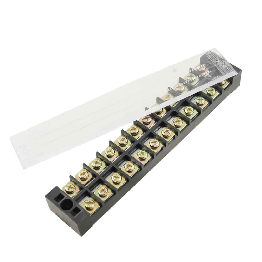 25A Plastic Housing 12 Position Wire Connector Barrier Terminal Block