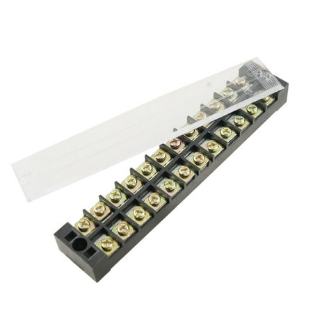 25A Plastic Housing 12 Position Wire Connector Barrier Terminal Block