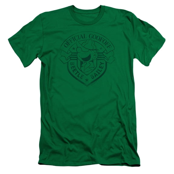 Beetle Bailey Official Badge S/S Adult 30/1 T-Shirt Kelly Green