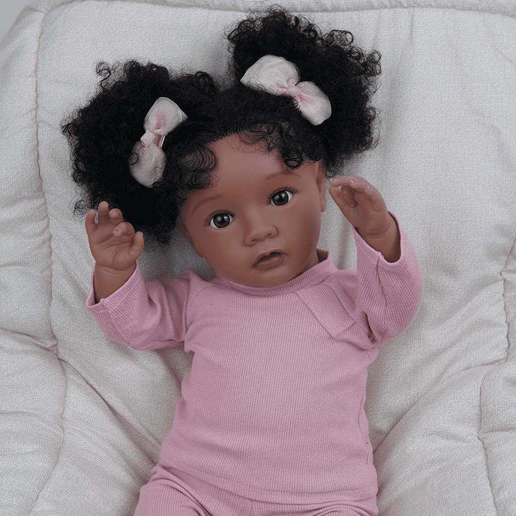 RSG 20 Inch Lifelike Reborn Baby Dolls- Handmade Soft Cloth Body Touch Baby Dolls Real Life with Clothes and Toy Gift for Kids Age 3+