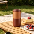 thumbnail image 2 of LEHOZIHEQ Stainless Steel Insulated Coffee Tumbler, Leak-Proof Travel Mug, Vacuum Insulated Cup for Hot and Cold Drinks, for Office Work Commute 550ml, 2 of 6