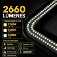 thumbnail image 4 of Panel de Luz LED Rectangular Recargable con Tripié 2.1 m Soporte Celular 20 W, 4 of 8