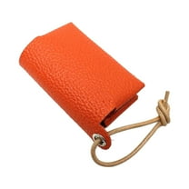 Travel Tissues Tanuke Pocket Tissue Holder - Pu Leather Travel Tissue Case for Handbags, Purses, Or Car, Compact Size with Lanyard for Easy Access Small Kleenex Pocket Packs