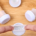 thumbnail image 2 of Shisuyan 4pcs Chair Foot Covers Table Foot Caps Silicone Felt Foot Pads Chair Accessory, 2 of 8
