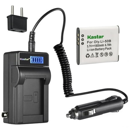 Image of Kastar 1-Pack NP-150 Battery and LCD AC Charger Compatible with Casio Exilim EX-TR300 Exilim EX-TR35 Exilim EX-TR350 Exilim EX-TR350s Exilim EX-TR50 Exilim EX-TR50GD Exilim EX-TR50RD Cameras