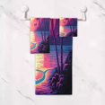 thumbnail image 5 of 3 Piece Bath Towels Set, Super Soft Absorbent Mountain at Sunset Towels for Bathroom Gym Spa Hotel Decor Wash cloth, 5 of 7