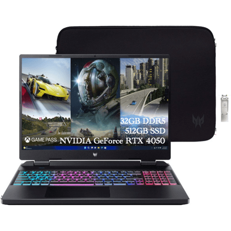 Acer - Predator Helios Neo 16" WUXGA 165Hz IPS Gaming Laptop - Intel i7-13700HX – GeForce RTX 4050 with 32GB DDR5– 512GB SSD - Steel Gray