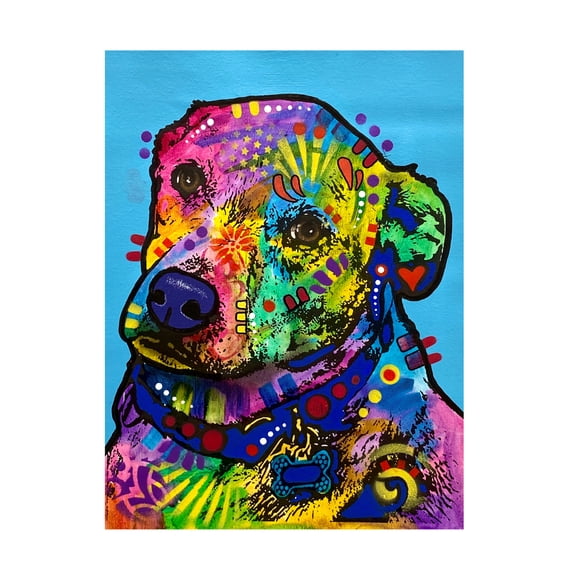 Canvas Wall Art - Dean Russo 'Heckin Excited' Wall Art for Living Room, Bedroom, or Office Décor by Trademark Fine Art - 14 x 19 Inches