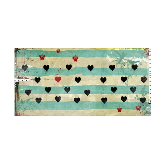 Canvas Wall Art - Teis Albers 'Queen of Hearts' Wall Art for Living Room, Bedroom, or Office Décor by Trademark Fine Art - 19 x 10 Inches