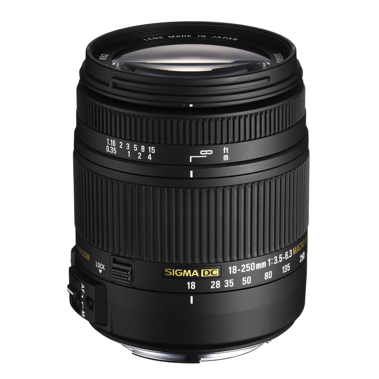 Sigma 18-250mm F3.5-6.3 DC OS MACRO HSM Kits - Walmart.com