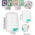 thumbnail image 1 of Set of 3 Embroidery Hoops for Brother M240ed M280d Se400 Se425 Pe500 & More, 1 of 5