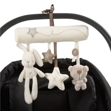 Ingenuity Premium Soft Plush Ring Rattle - Van the Elephant, Ages ...