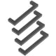 thumbnail image 3 of Hardware para el hogar, 4 juegos de manijas para gabinetes, manijas para armarios de acero inoxidable, manijas para gabinetes construidas para profesionales, 3 of 13