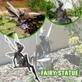 thumbnail image 2 of QHUDLV Miniature Sitting Fairy Elf Statue,Garden Yard Craft,Home Landscaping Decoration, 2 of 9