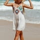 thumbnail image 3 of Vestidos de playa étnicos para mujeres Ropa de playa suave para niñas Trajes de baño (Blanco) FLhrweasw Para estrenar, 3 of 7