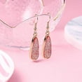 thumbnail image 1 of Fiudx Ofertas Flash Del Día Pendientes Colgantes De Cristal De Ópalo Con Lágrimas De Cuarzo Ovaladas A La Moda Para Mujer, 1 of 3