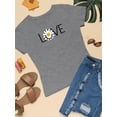 thumbnail image 3 of Love Yellow Daisy T-Shirt Women -Image by Shutterstock, Female Medium, 3 of 4