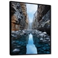thumbnail image 2 of Designart "Canyon Photo magic Echoes I" Landscape & Nature Floater Framed Wall Art Print, 2 of 7