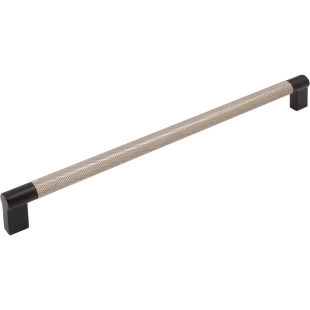 Armario Pull Stone Harbor Hardware, 25,6 cm, níquel satinado, negro
