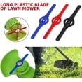 thumbnail image 4 of Plastic Edger Blade,10 Pcs,replace For Cordless Grass Trimmer Tool Set black, 4 of 5