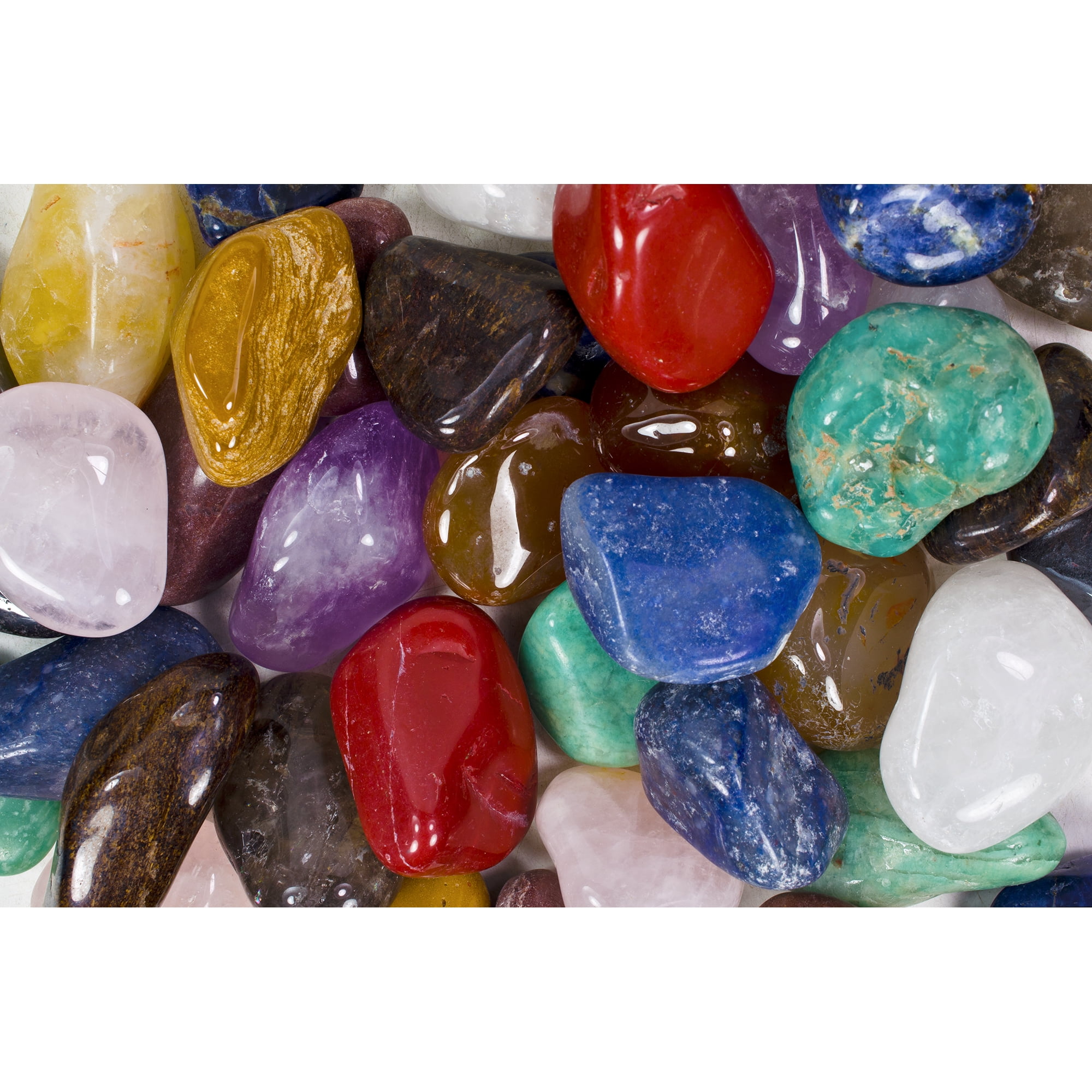 1.5/"-2/" Avg 5 lbs Brazilian Tumbled Stone Mix Fantasia X Large Rocks