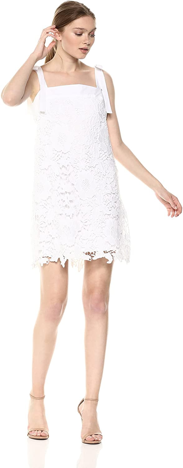 kensie white lace dress