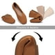 thumbnail image 3 of Zapatos planos casuales Frank Mully para mujer, punta cuadrada, naranja 6.5, 3 of 7
