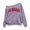 Purple, variant on Shadoumai Girls Off The Shoulder Tops Fall Hawaii Letter Print Going Out Sweatshirt | Off The Shoulder Sweatshirts For Girl Long Sleeve Oversized Casual Loose Fit Pullover Y2K Going Out Tops