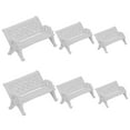 thumbnail image 4 of Minkissy 6Pcs Mini Garden Bench for Holidays and Birthdays 2.5in, 4 of 7