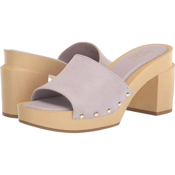 Franco Sarto Womens Capri 3 Clog Sandal Soft Lilac 7M