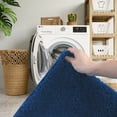 thumbnail image 6 of Homieway Bathroom Rug Soft Microfiber Bath Rug, Ultra Absorbent Bath Mats with Non Slip Backing, Machine Washable Plush Bathroom Floor Mat for Shower, Tub, and Home Decor, Navy, 20"×32", 6 of 7