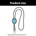 thumbnail image 3 of Western Turquoises Pendant Neckwear Formal Casual Music Concert Bolotie Rodeos Necktie Shirt NeckTie Costume Jewelry, 3 of 8