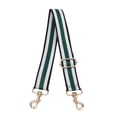 thumbnail image 1 of Minnieouse Bolso bandolera larga, correa de repuesto, bandolera de lona ancha, artesanía a mano, gancho giratorio de Metal, monedero tipo Bolsas de mensajero y de hombro verde negro, 1 of 6