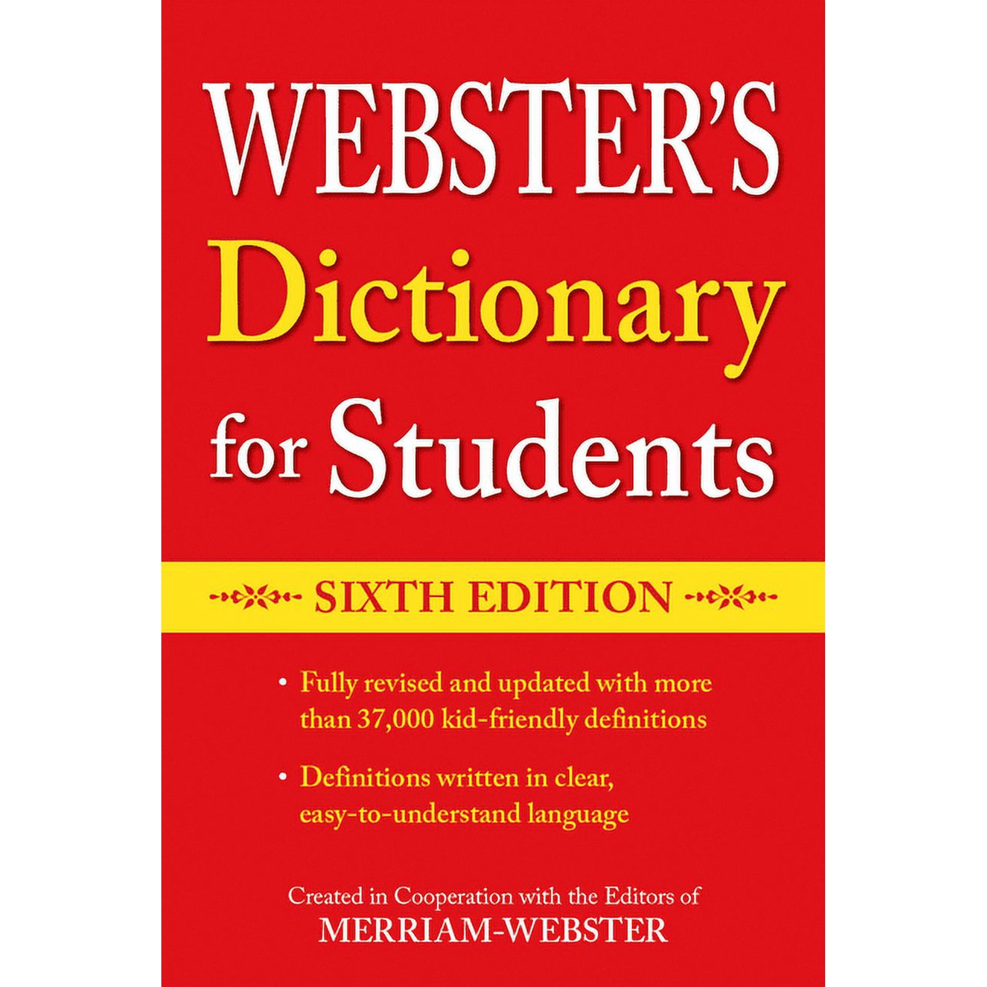 Webster's Dictionary for Students, Sixth Edition, (Paperback)