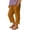 Brown, variant on Boys Summer Straight Leg Linen Pants Lightweight Casual Elastic Waist Loose Beach Pants (White, 8-9 Years)
