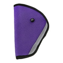 Under $5 Seat Belt Positioner, Purple Seat Belt Adjuster, Car Seat Belt Adjuster for Child, Comfortable, Breathable, Machine Washable, Beige, by Goohae