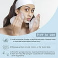 thumbnail image 3 of Esponja Facial atención de Limpiador Herramienta de Desmaquildor de Soplo Yinane Esponja facial Konjac, 3 of 3