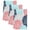 Pink, navy blue, variant on Yellow Blue Sunflowers Kitchen Towels Set of 3, Boho Retro Floral Rustic Blossom Absorbent Dish Towels for Kitchen, Microfiber Hand Towel, Quick Drying Tea Towel for Cleaning Decorative Dishcloths