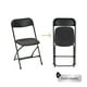 thumbnail image 4 of SET DE 10 SILLAS PLEGABLES PARA EVENTOS COLOR NEGRO, 4 of 8